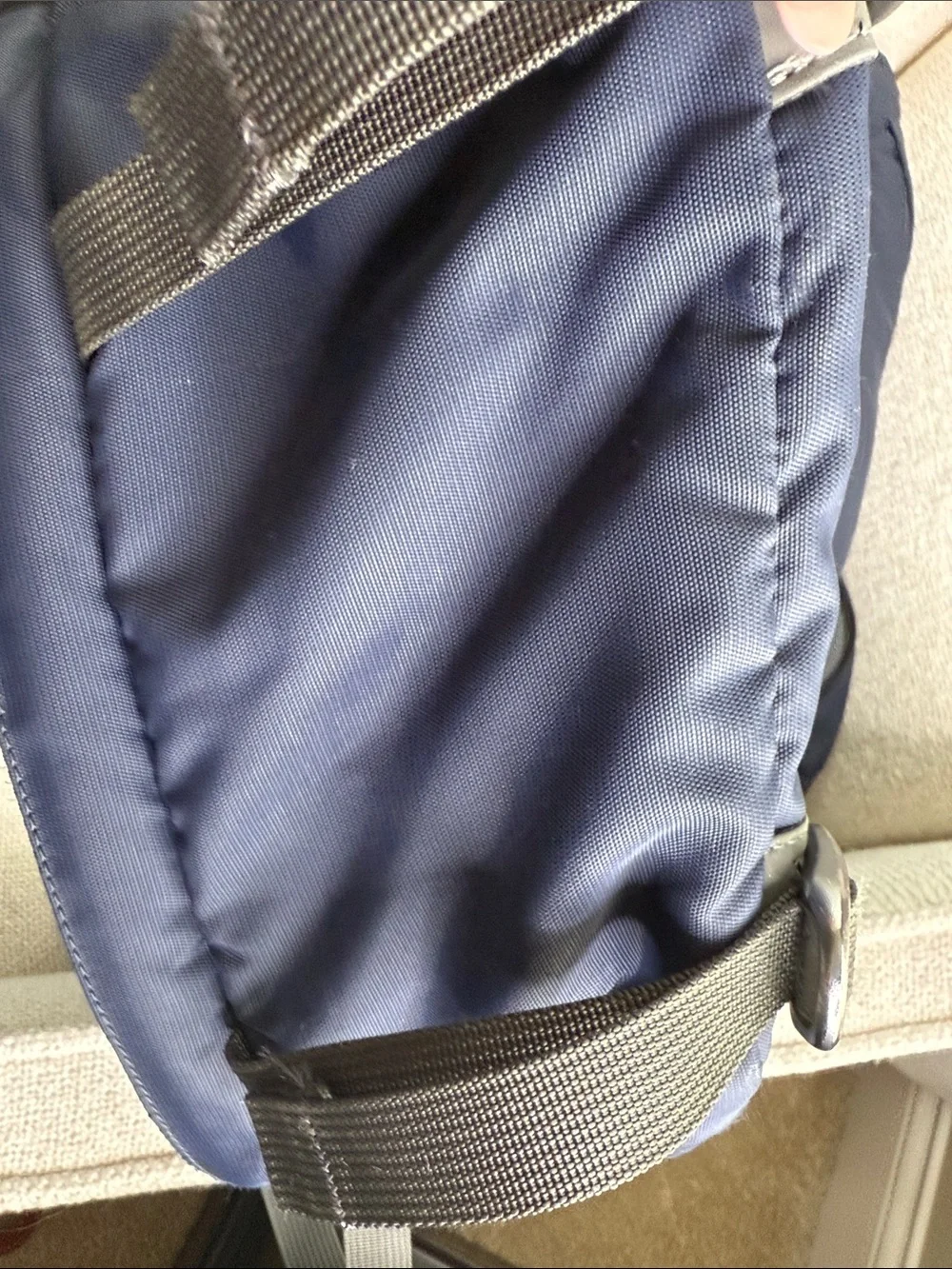 Timbuk2 Navy Blue Men's Commuter Laptop Backpack with Gray Accents